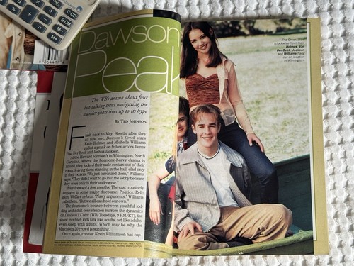 TV Guide March 7-13 1998 Dawson’s Creek Issue Pacey, Joey, Jen Clipped Covers - Picture 7 of 11