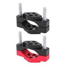 1x Motorcycle Fork Mount Clamp Headlight Spot Fog Light Holder Universal Bracket