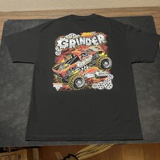 Monster Jam Grinder Shirt Mens XL Black Advance Auto Parts Monster Truck 2012