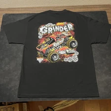 Monster Jam Grinder Shirt Mens XL Black Advance Auto Parts Monster Truck 2012