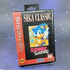 Sonic The Hedgehog (Sega Genesis) Video Game in Case w/Poster