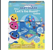 PINKFONG BABY SHARK - LETS GO HUNT GAME - Ready to Roll Spin Cardinal NEW