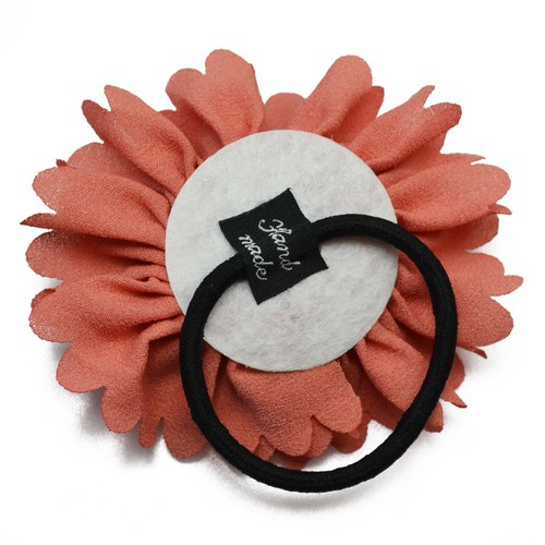 Clips para el cabello con flores de pompón con volantes de 8 cm empuñaduras bobbles dama de honor accesorios para novia - Imagen 3 de 30