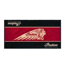 Indian Motorcycle Beach Towel Black/Red 2869650