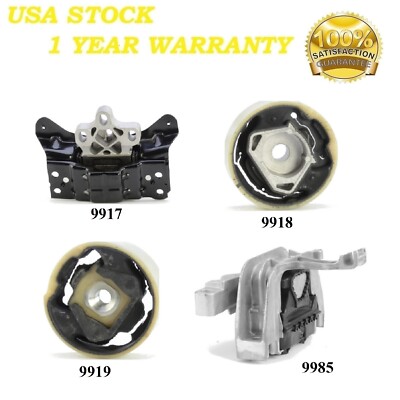 4PCS MOTOR & TRANS MOUNT FIT VOLKSWAGEN GTI 2015-2021, JETTA 2019-2024 2.0L