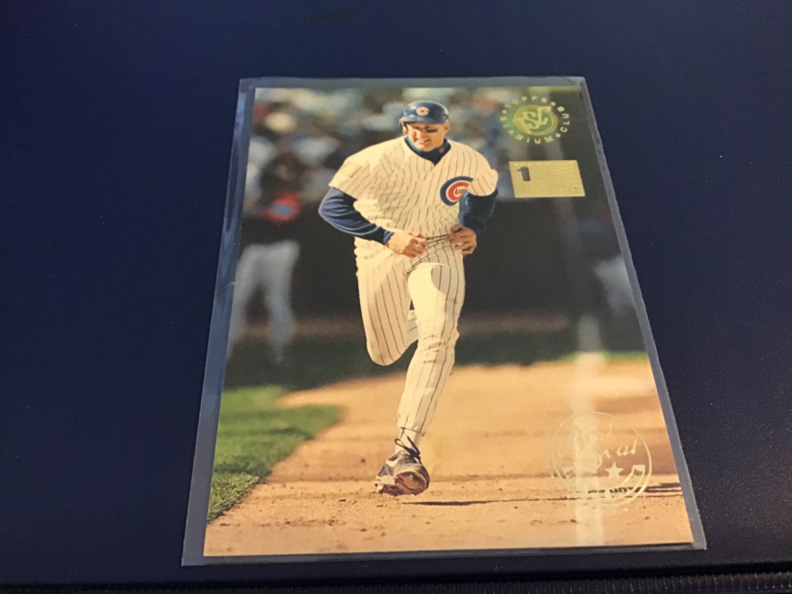 1995 Topps Stadium Club 1st Day Issue Mark Grace #213 Chicago Cubs 