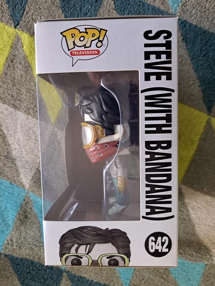 Steve (Con Bandana) Pop 642 - Stranger Things Funko Pop! Protector abovedado 2018 Foto 3 de 4