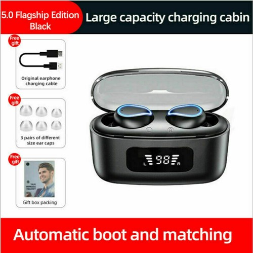 IPX7 WaterProof Wireless Earphone Earbuds for iPhone Samsung Android Bluetooth - Zdjęcie 13 z 17