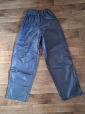 Sprayway Hydro Dry Rustly Waterproof Nylon Grey Walking Trousers UK 8 EU 36 US 4