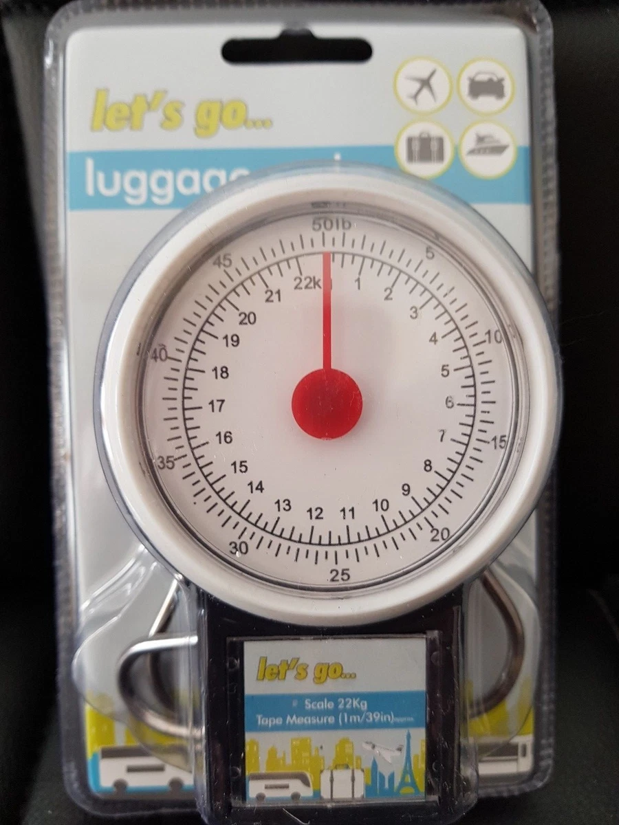 Luggage Scales 24kg 50lb Tape Measure Travel Suitcase eBay