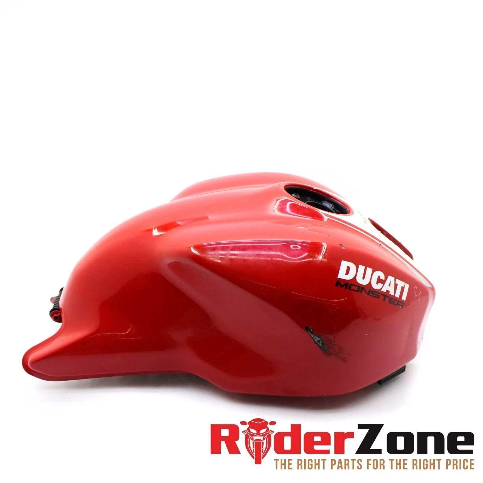 2017-20 DUCATI Monster 1200R Depósito Combustible Gasolina Reserva Rojo Dañado