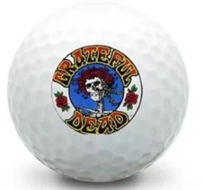1 Dozen Callaway Chrome Soft New Golf Balls Grateful Dead Roses Logo Great Gift