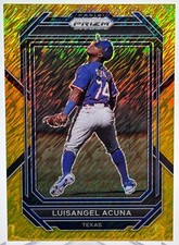 Luisangel Acuna 2023 Panini Prizm Gold Shimmer Refractor Prospect Rookie /10 HOT