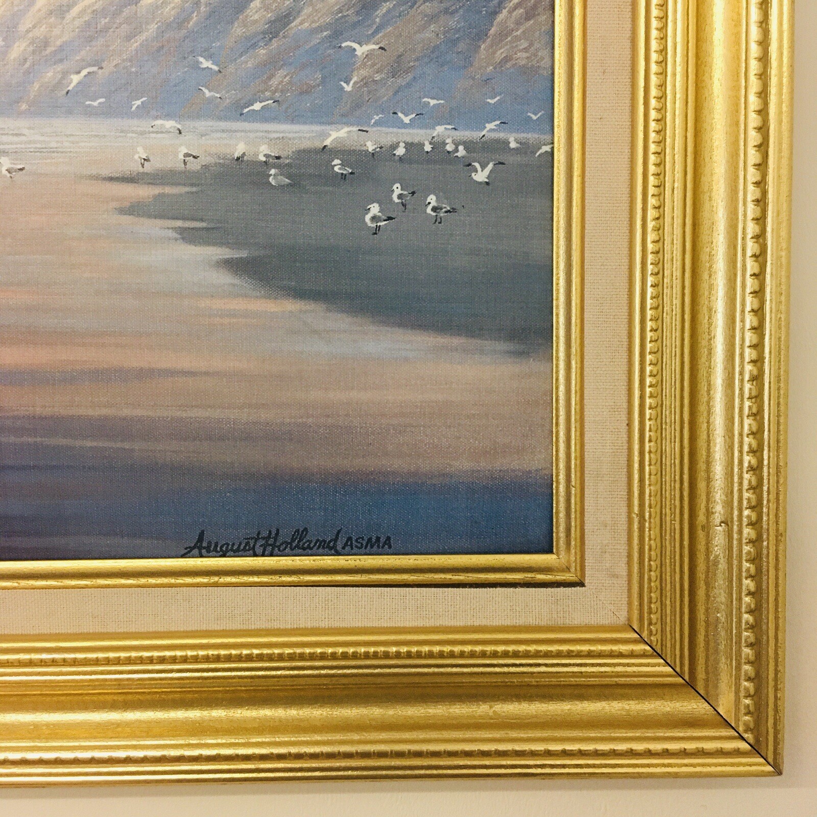 August Holland ASMA Print From Sea to Shining Sea Matted and Framed