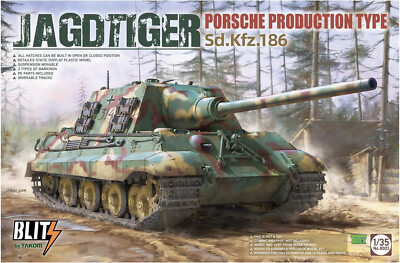 TAKOM TAK8003 1/35 Jagdtiger Sd.Kfz. 186 Porsche Production Type