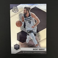 2020-21 Panini Mosaic Basketball Ricky Rubio Base #71 Minnesota Timberwolves