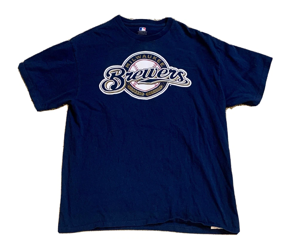 Camisa Jersey Yovani Gallardo — Milwaukee Brewers — Talla XL Para Hombre Foto 2 de 4
