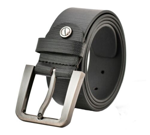 Men's Leather Belt Belts Genuine Full Grain With Strong Buckle For Jeans Dress - Picture 1 of 30
