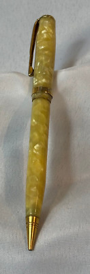 Vtg Arnold White Pearl Combo Fountain Pen Mechanical Pencil