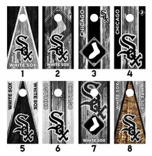 Chicago White Sox Cornhole Wrap Skin Decal Vinyl Sticker MANY DESIGNS SK38