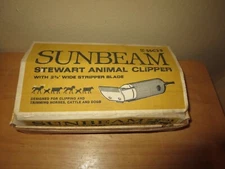 SUNBEAM STEWART MODEL SSC35 ELECTRIC ANIMAL HAIR CLIPPERS DOGS COWS HORSES