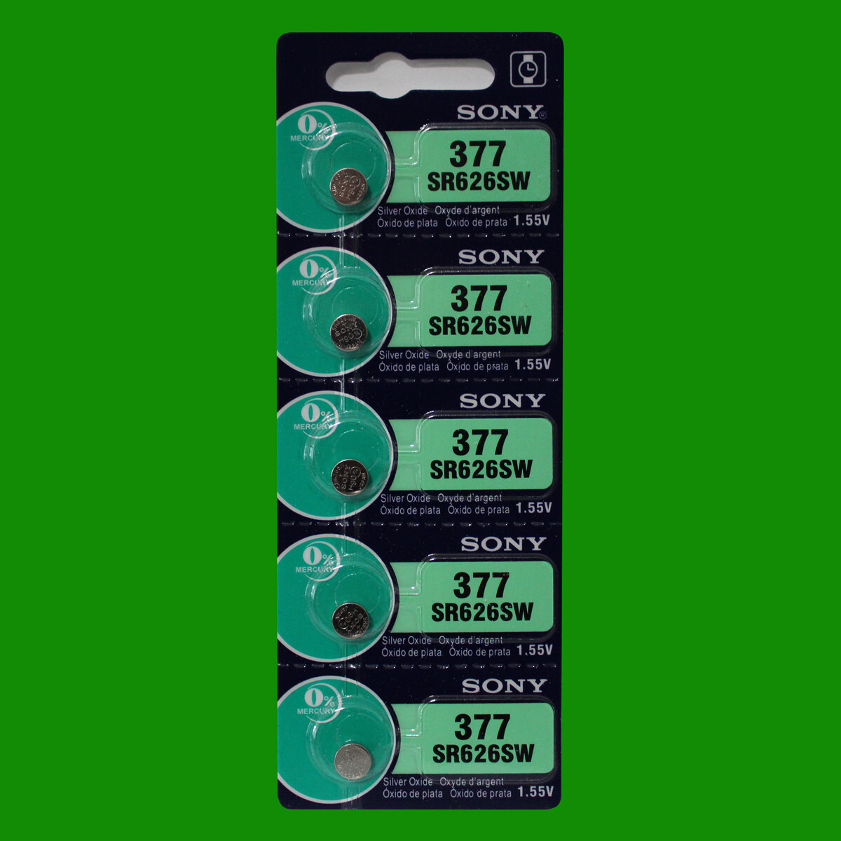 Sony Murata Batteria Pila 1,55v 377 Sr626sw Per Orologio Orologi - Foto 8