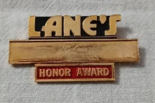 LANE'S DRUG STORE EMPLOYEE BADGE NAME TAG TOLEDO OHIO NICE