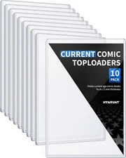 Comic Book Top Loaders for Current, Toploader Hard Sleeves Holder for Comic Book