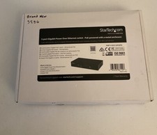 New Startech 5 Port Gigabit Switch - Poe-powe...