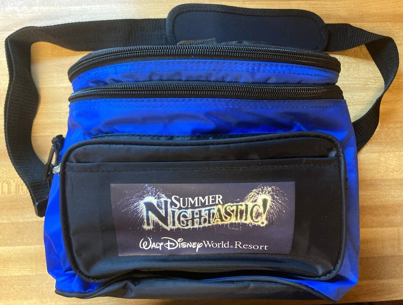 RARE Walt Disney World "Summer Nightastic!" Soft Cooler Backpack Cast Exclusive