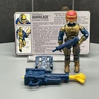 Vintage Hasbro GI Joe Barricade v1 Action Figure 1992 Complete With File Card