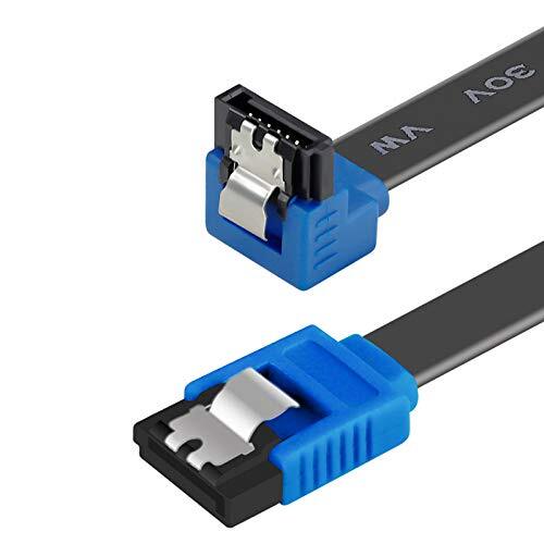 Cavo SATA III, Benfei SATA III 6 Gbps 90 gradi angolo retto con chiusura (d7a)