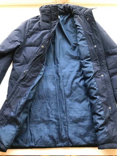 Vans Women's Doppler Puffer Quilted Snap Jacket Navy Size Medium Ski Snowboard - Picture 11 of 12