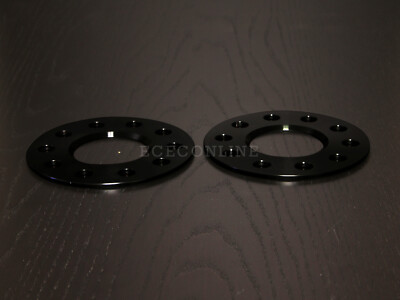 2pcs 3mm Black 5x114.3 Wheel Spacers, 64.1mm Hubcentric Bore for Honda & Acura