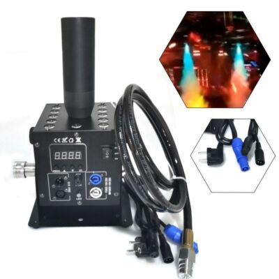 6m Hose CO2 Cannon DMX Blaster DJ Disco Stag & LED CO2 Jet Smoke Machine