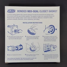 Zurn Z1200 Bonded Neo-Seal Closet Gasket 5-1/4 OD X 3-1/2 ID X 3/4 thick
