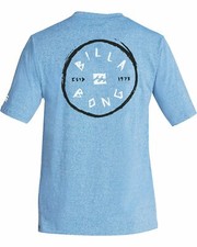 New NWT Boys Billabong Rotohand Loose Fit Short Sleeve Rashguard UPF 50 Size 4