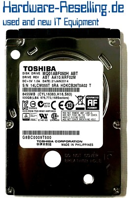 Toshiba 500GB + 8GB flash 2.5'' 5400RPM 32MB cache SATA III HDD MQ01ABF050H 7mm