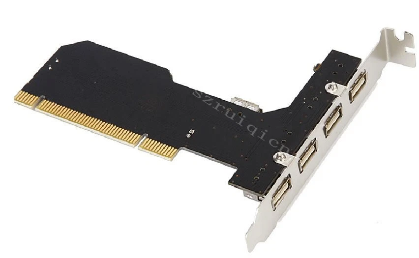 PCI 32bit to 4+1 ports USB2.0 Expansion Controller Card PCI 5x USB2.0 NEC Chip - Image 3 of 3