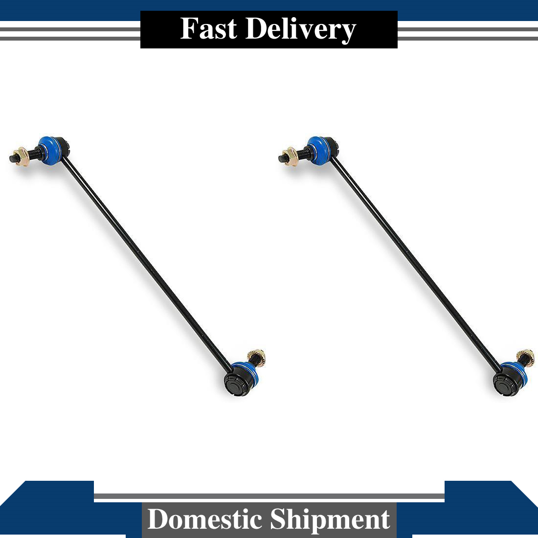 Front Stabilizer/Sway Bar Link Kit 2X Mevotech Supreme For GMC 2007-2017