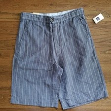 NEW GAP KIDS Boys 12R blue pinstripe shorts