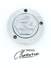 GSXR600/750 CHROME ENGRAVED 3D GAS CAP FOR 2008-2020 SUZUKI GSXR600 750