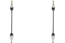 Rear PAIR TrakMotive CV Axle Shaft for 2003-2014 Nissan Murano (35879)