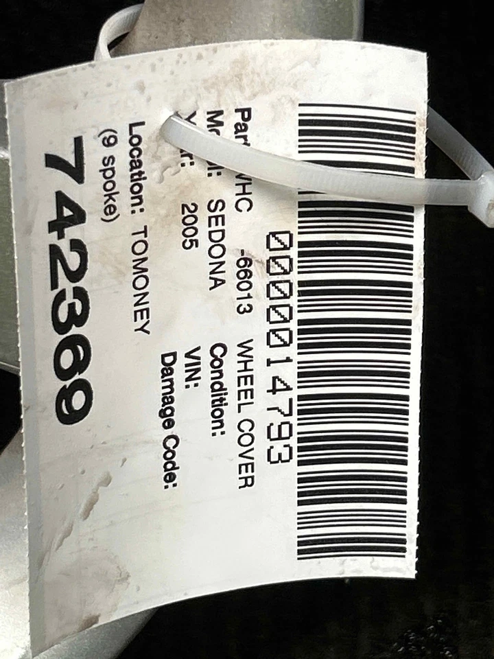 Fits 2004-05 KIA SEDONA 15in Wheel/Rim Cover OEM:1K53A37170 Foto 4 de 4