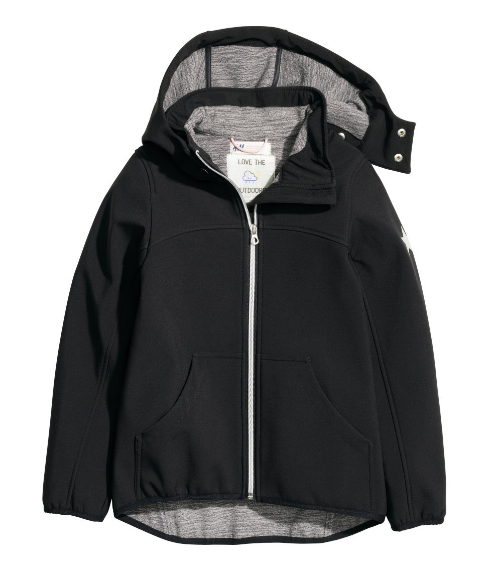 H&M Jacke Softshelljacke Funktionsjacke 164 Farben grau