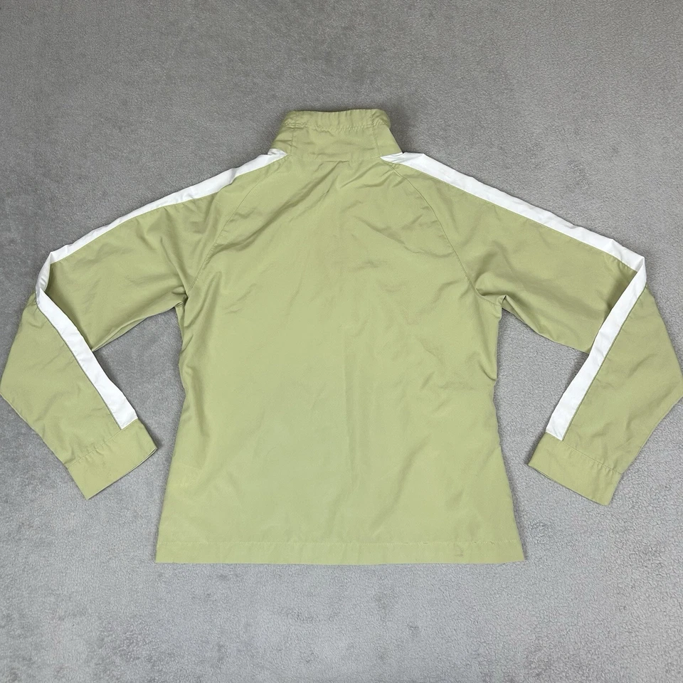 Chaqueta cortavientos vintage Y2K Nike para mujer abrigo de lluvia mediano forrado cremallera completa Foto 2 de 4