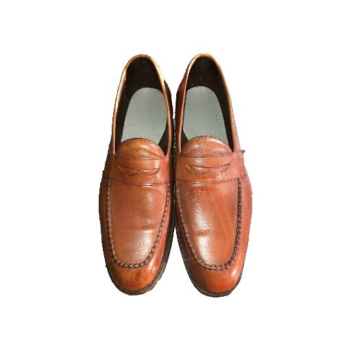 Allen Edmonds Road Warriors Mens Size 11 1/2 Brown Leather Penny