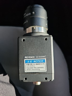 KEYENCE CA-HX200M Camera, F=16mm/F1.4 With CA-DRW10X Ring Light