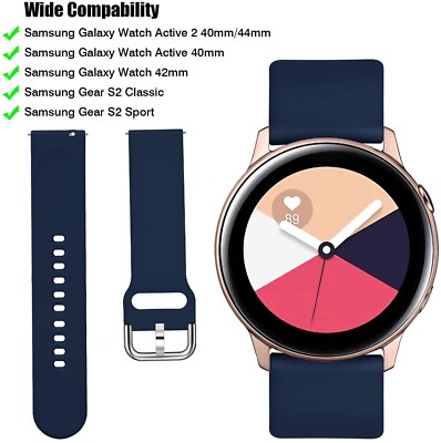 Vcegari Bands for Samsung Galaxy Watch Active 40mm 44mm, Navy