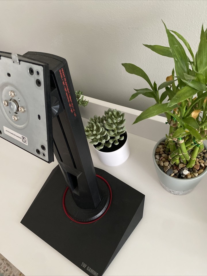 Asus Tuf Gaming Monitor Stand Swivel Tilt Black Stand Only eBay